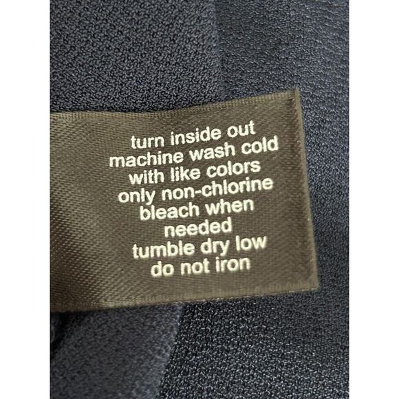 Lane Bryant Dress Womens Size 18/20 Blue Sleeveless Tie Back Crewneck Midi (2) - Picture 10 of 14